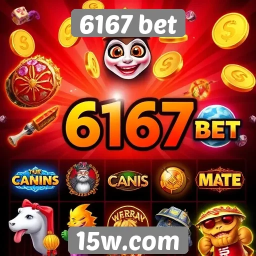 Variedade de jogos disponíveis na plataforma 6167 bet